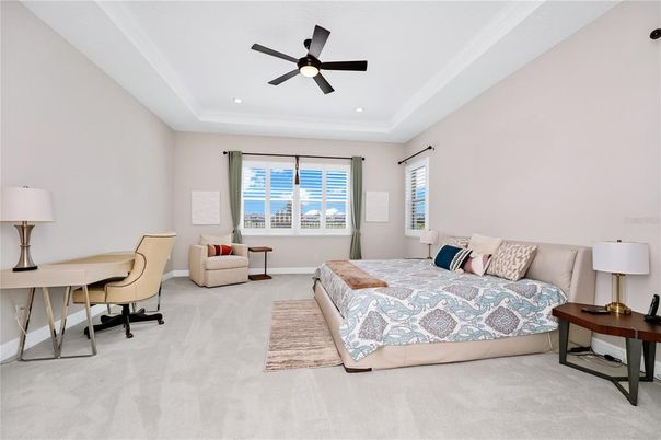 Bedroom, Home Office, Interior, Recessed Lighting