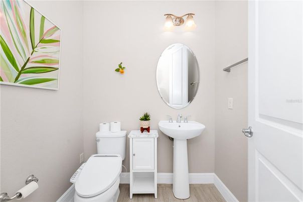 Bathroom, Interior, Wood Texture Flooring