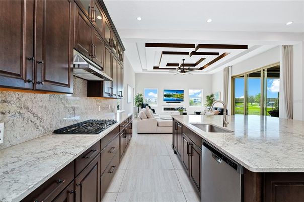 Interior, Kitchen, Living room, Recessed Lighting, Stainless Steel Appliances