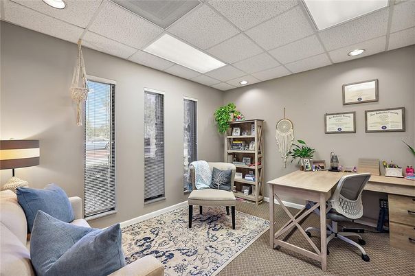 Home Office, Interior, Recessed Lighting