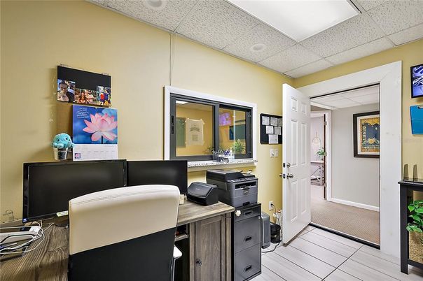Home Office, Interior, Recessed Lighting