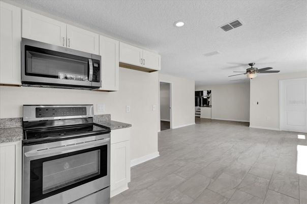 Interior, Kitchen, Recessed Lighting, Stainless Steel Appliances