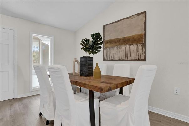 Dining room, Interior, Wood Texture Flooring