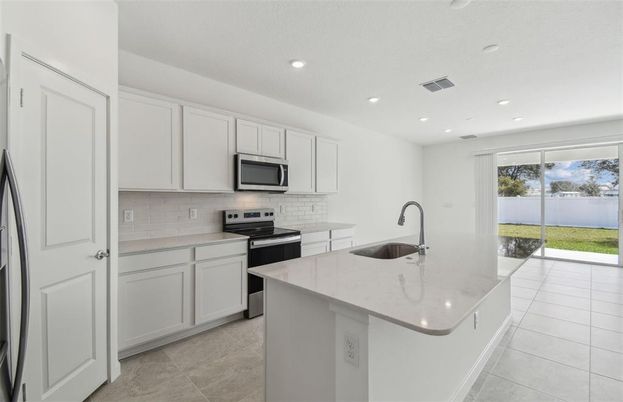 Interior, Kitchen, Recessed Lighting, Stainless Steel Appliances
