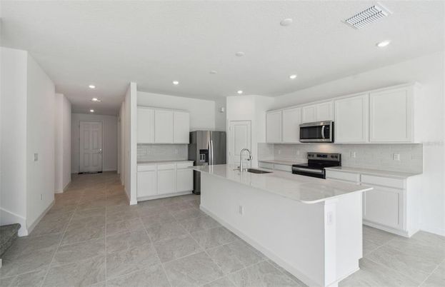Interior, Kitchen, Recessed Lighting, Stainless Steel Appliances