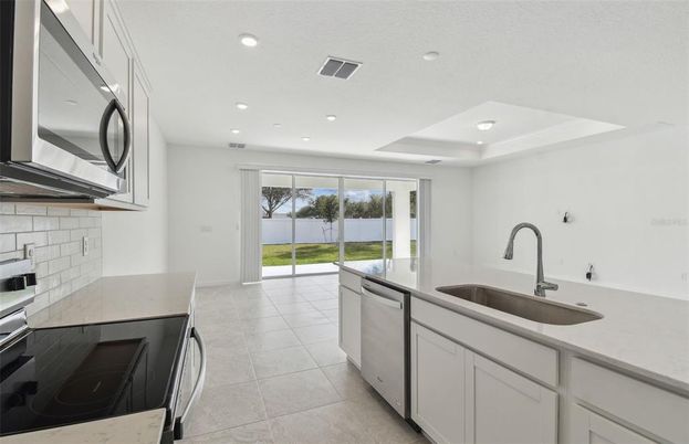 Interior, Kitchen, Recessed Lighting, Stainless Steel Appliances