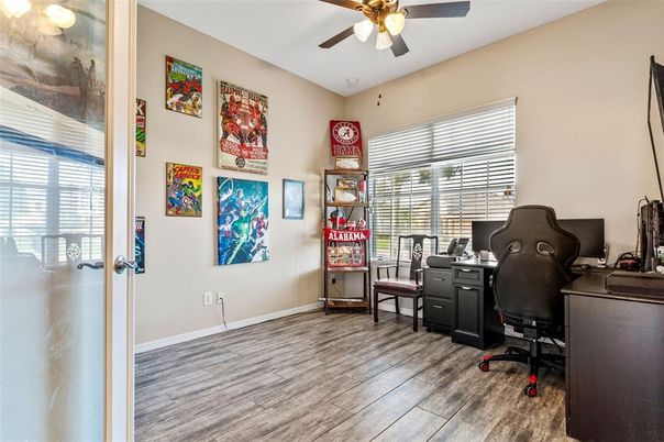 Home Office, Interior, Wood Texture Flooring