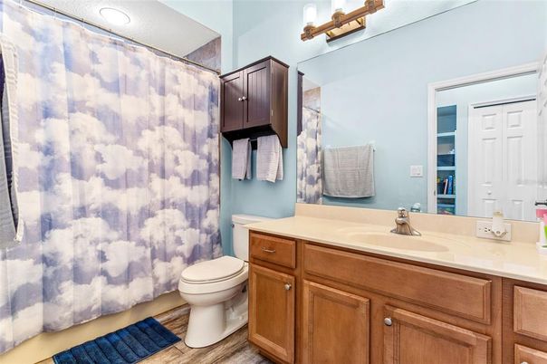 Bathroom, Interior, Wood Texture Flooring