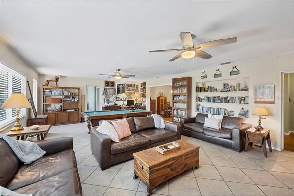Billiard Table, Game Room, Interior, Living room
