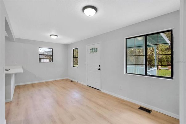 Empty room, Interior, Wood Texture Flooring