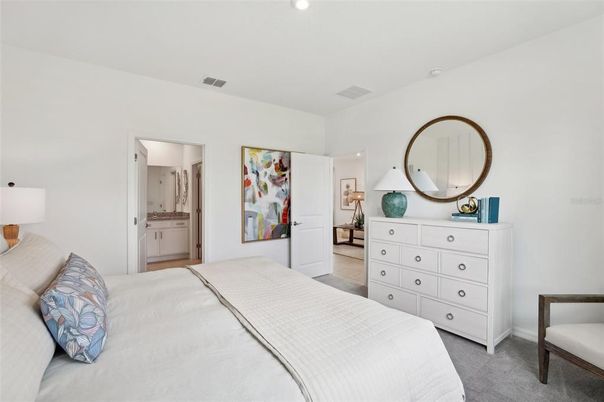 Bedroom, Interior, Recessed Lighting