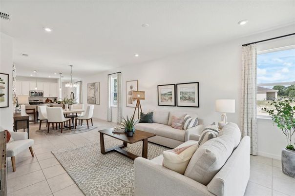 Dining room, Interior, Kitchen, Living room, Pendant Lights, Recessed Lighting, Stainless Steel Appliances
