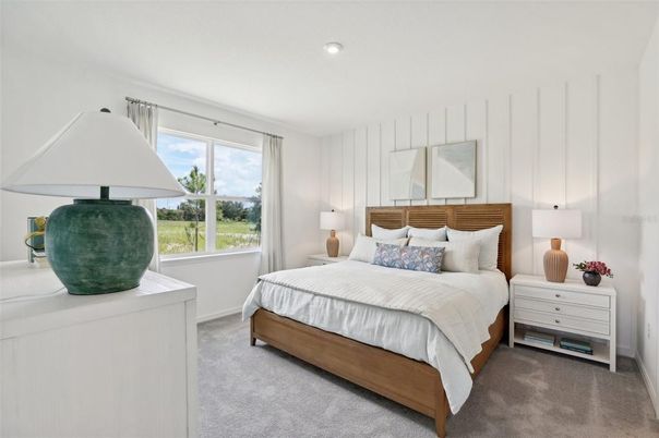 Bedroom, Interior, Recessed Lighting