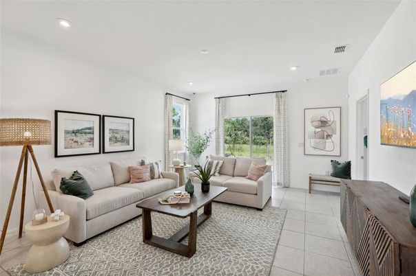 Interior, Living room, Recessed Lighting