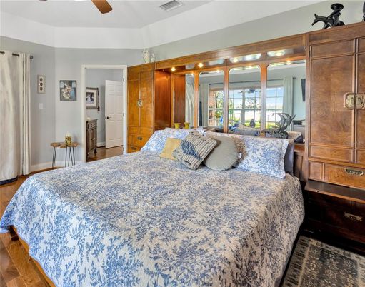 Bedroom, Interior, Wood Texture Flooring
