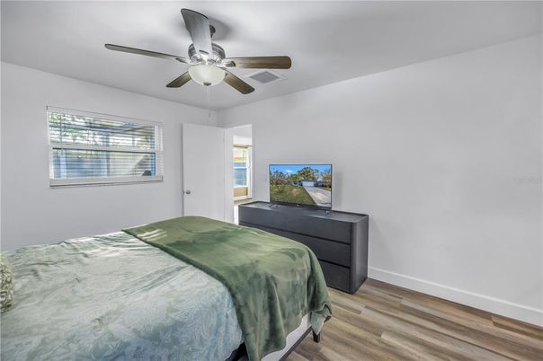 Bedroom, Interior, Wood Texture Flooring