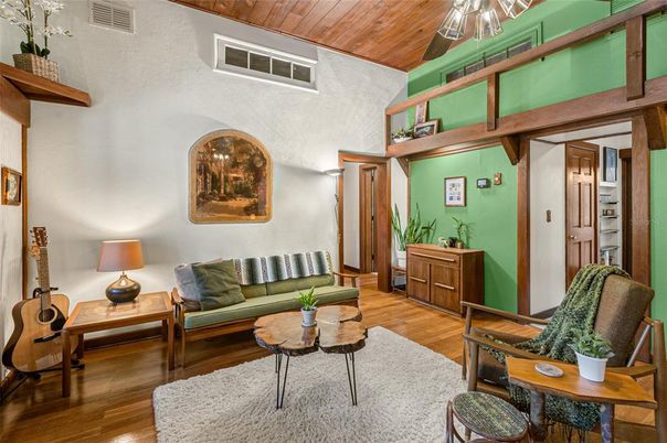 Interior, Living room, Wooden Ceilings, Wood Texture Flooring