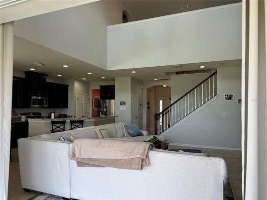 Interior, Kitchen, Living room, Recessed Lighting