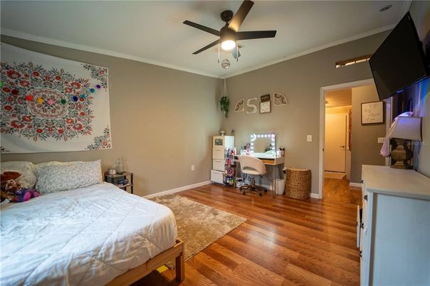 Bedroom, Home Office, Interior, Wood Texture Flooring