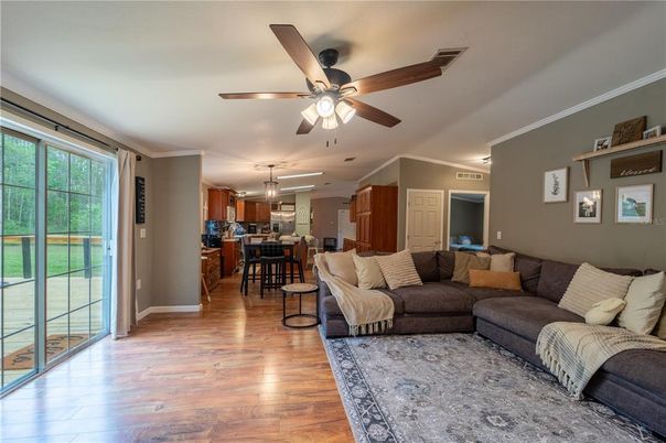 Dining room, Interior, Kitchen, Living room, Wood Texture Flooring
