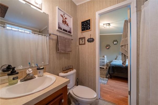 Bathroom, Bedroom, Interior, Wood Texture Flooring