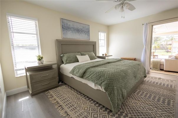 Bedroom, Interior, Wood Texture Flooring