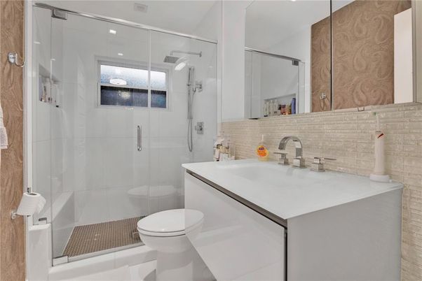 Bathroom, Glass Shower, Interior