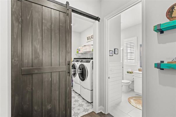 Bathroom, Interior, Utility Closets, Washer