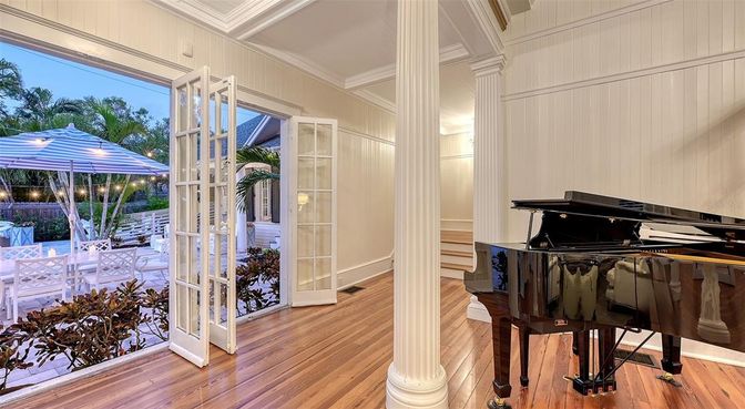 Interior, Piano, Wood Texture Flooring