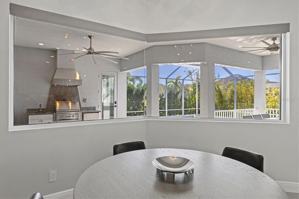 Dining room, Interior, Kitchen, Recessed Lighting, Stainless Steel Appliances