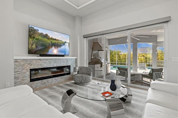 Dining room, Fireplace, Interior, Living room