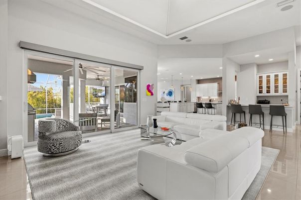 Interior, Kitchen, Living room, Pendant Lights, Recessed Lighting
