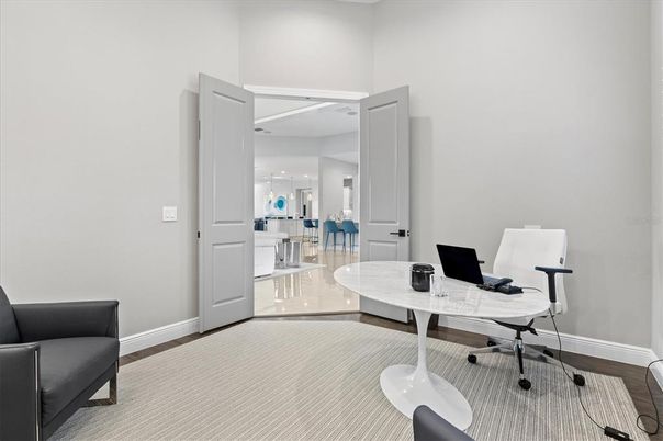 Home Office, Interior, Recessed Lighting