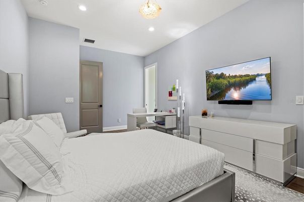 Bedroom, Home Office, Interior, Recessed Lighting