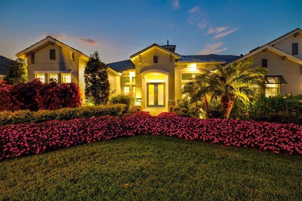 Backyard, Exterior, Facade, Mediterranean