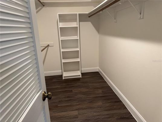 Interior, Walk-in Closets, Wood Texture Flooring