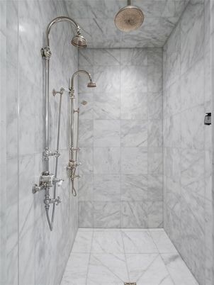 Bathroom, Interior, Marble Walls
