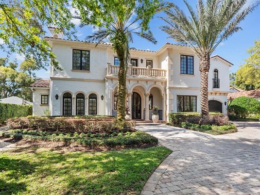 Backyard, Exterior, Facade, Mediterranean