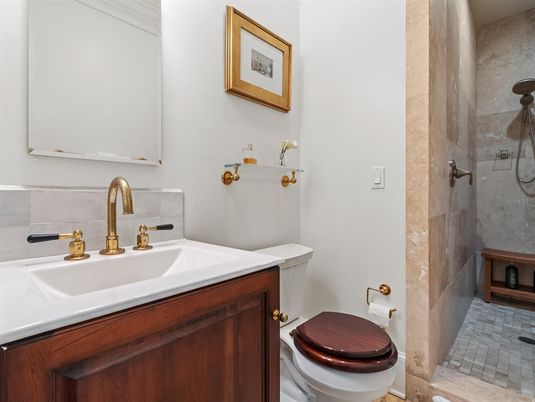 Bathroom, Glass Shower, Interior