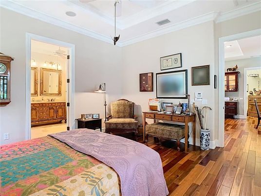Bedroom, Interior, Wood Texture Flooring