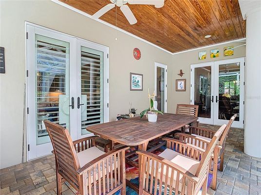 Dining room, Exterior, Interior, Wooden Ceilings