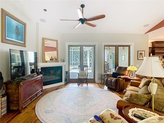 Fireplace, Interior, Living room, Wood Texture Flooring