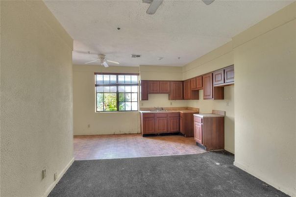 Empty room, Interior, Kitchen