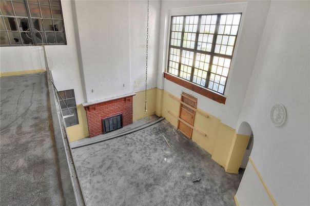 Empty room, Fireplace, Interior
