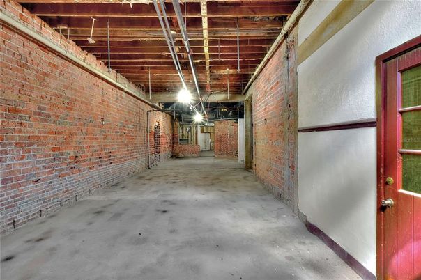 Interior, Stone Walls, Wooden Beams