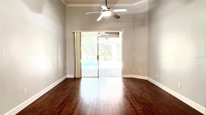 Empty room, Interior, Wood Texture Flooring