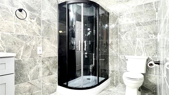 Bathroom, Glass Shower, Interior