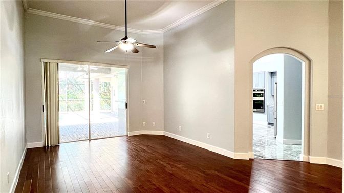 Empty room, Interior, Kitchen, Wood Texture Flooring