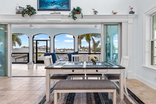 Dining room, Interior, Water