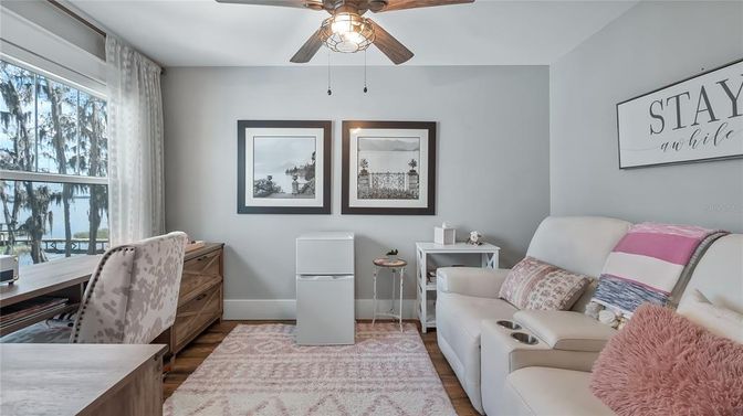 Home Office, Interior, Wood Texture Flooring